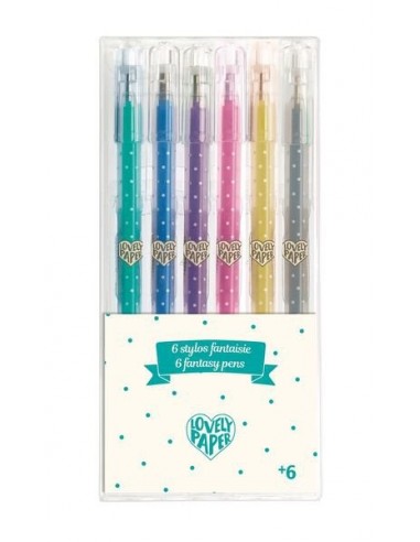 8 Mini Stylos Gels Licorne - Le coin des petits