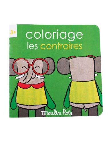 Cahier de coloriage les contraires...
