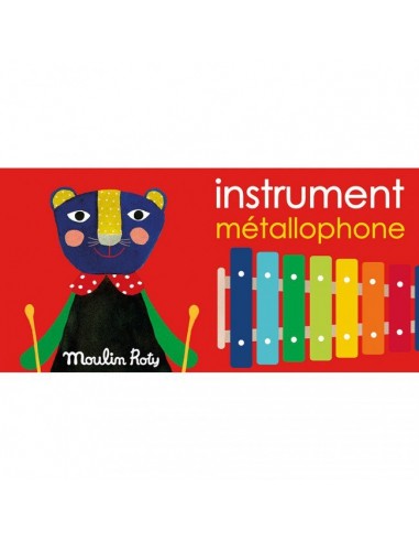 Métallophone Les Popipop - Moulin Roty Métallophone Les Popipop - Moulin Roty