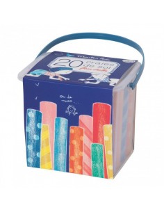 Boite de 20 craies de sol -...