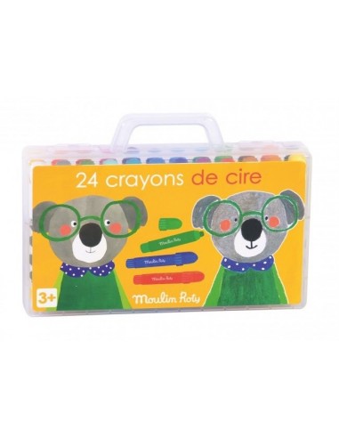 24 crayons de cire les Popipop -...