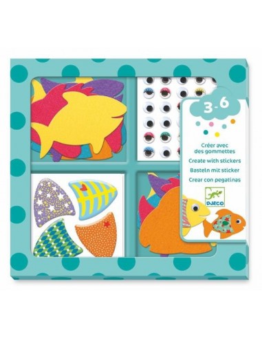 Gommettes J Aime Les Poissons Djeco