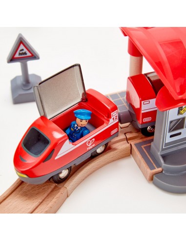 Circuit de train ville animée - Hape Circuit de train ville animée - Hape