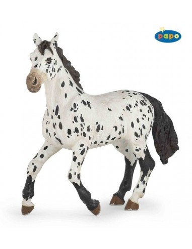 Figurine cheval appaloosa noir - Papo Figurine cheval appaloosa noir - Papo