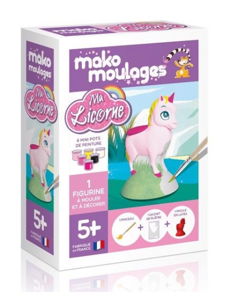 Kit Moulage et Peinture Enfants Licorne