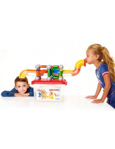 Coffre 44 pièces Build & Roll - SmartMax Coffre 44 pièces Build & Roll - SmartMax