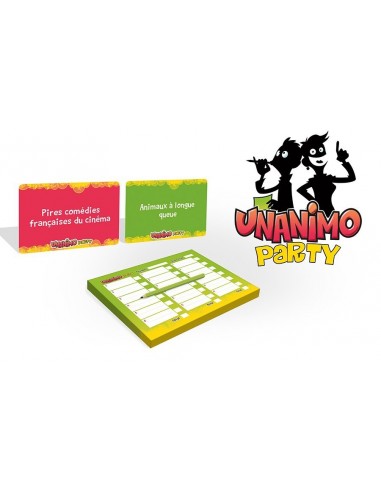 Jeu Unanimo party Jeu Unanimo party