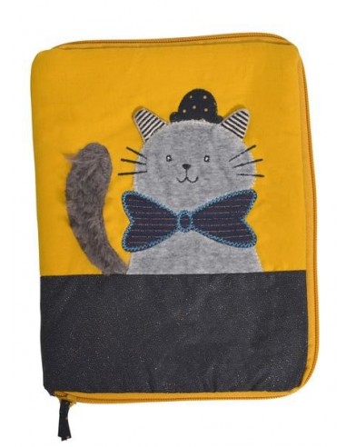 Protège carnet de santé chat gris Les...