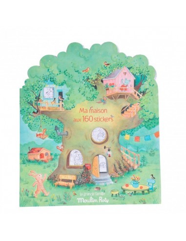 Cahier de stickers La grande famille...