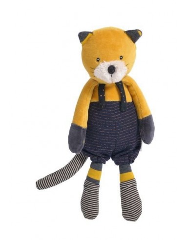 Peluche chat Lulu Les Moustaches -...