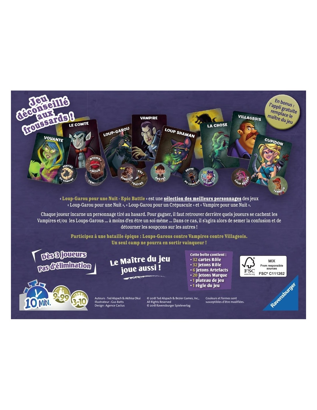Epic Battle Loup Garou Pour Une Nuit Ravensburger