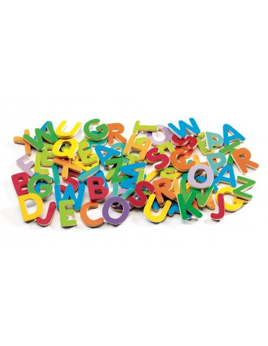 83 petites lettres magnétiques - Djeco 83 petites lettres magnétiques - Djeco