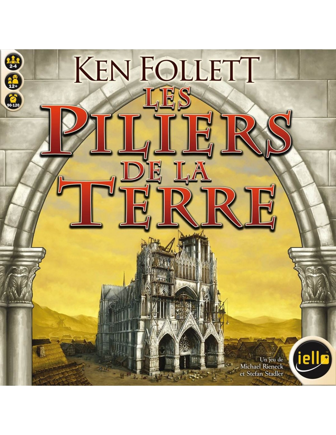 Les Piliers De La Terre Trilogie Ordre Les piliers de la terre - jeu de gestion iello - LaPouleAPois.fr