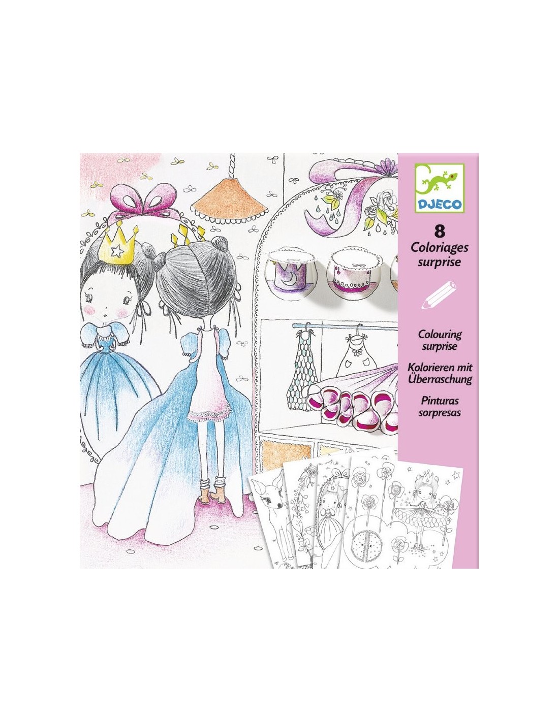 Coloriages Surprises Les Petites Portes De Pupi Djeco