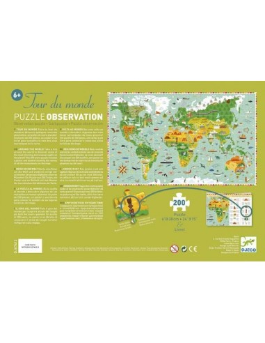 Puzzle d'observation Tour du monde... Puzzle d'observation Tour du monde...