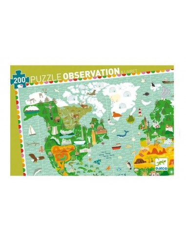 Puzzle d'observation Tour du monde... Puzzle d'observation Tour du monde...