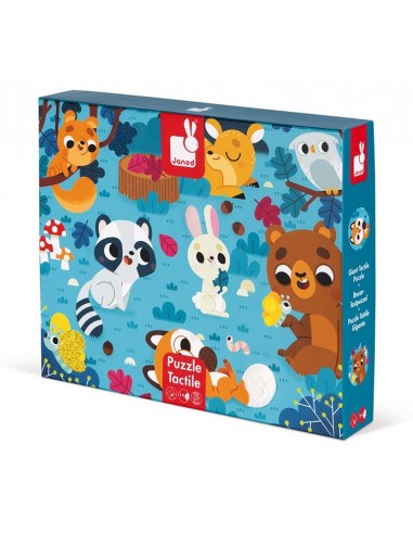 Puzzle en bois animaux de la forêt pour enfant bébé 12 / 18 mois