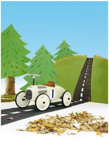 Voiture porteur métal crême - Vilac Voiture porteur métal crême - Vilac