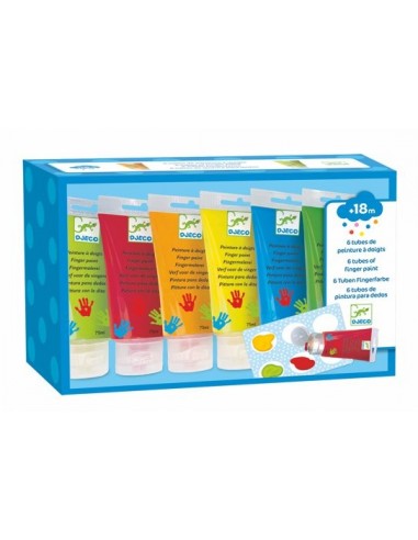 Crayons de couleurs ergonomiques ultra-lavables - Djeco - Polipetitpois