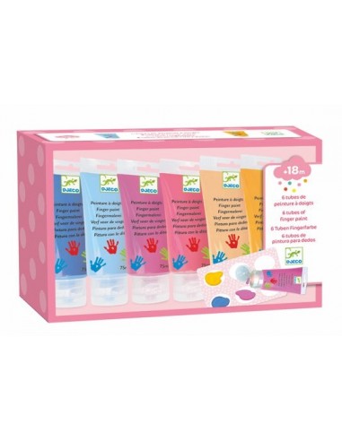 Tubes de peinture à doigts sweet - Djeco Tubes de peinture à doigts sweet - Djeco