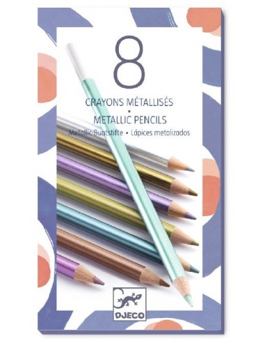 Acheter 6 marqueurs métalliques - Stylos, crayons,  - DJECO - Le