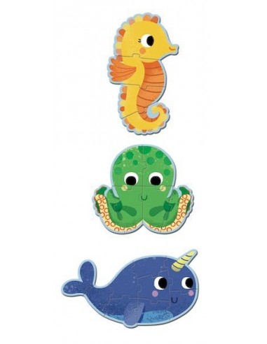 Primo puzzle dans la mer - Djeco Primo puzzle dans la mer - Djeco