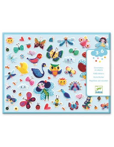 Gommettes En Volume Petites Ailes Djeco