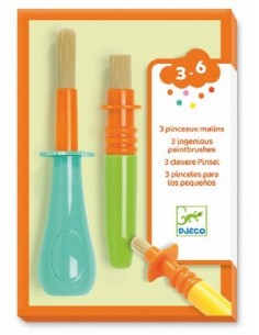 3 pinceaux malins - Djeco