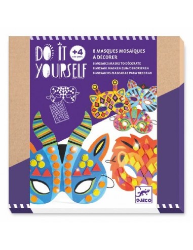Masques mosaïques - Do it Yourself Djeco Masques mosaïques - Do it Yourself Djeco