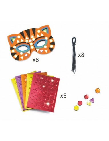 Masques mosaïques - Do it Yourself Djeco Masques mosaïques - Do it Yourself Djeco