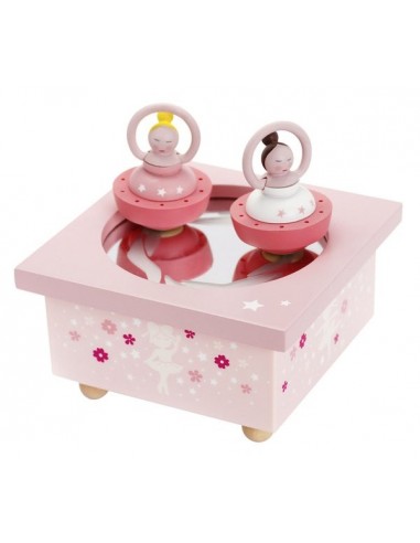 Boite à musique Danceuses rose -... Boite à musique Danceuses rose -...