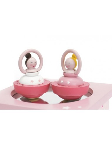 Boite à musique Danceuses rose -... Boite à musique Danceuses rose -...