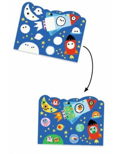 Coloriage à l'eau caché dans le ciel... Coloriage à l'eau caché dans le ciel...