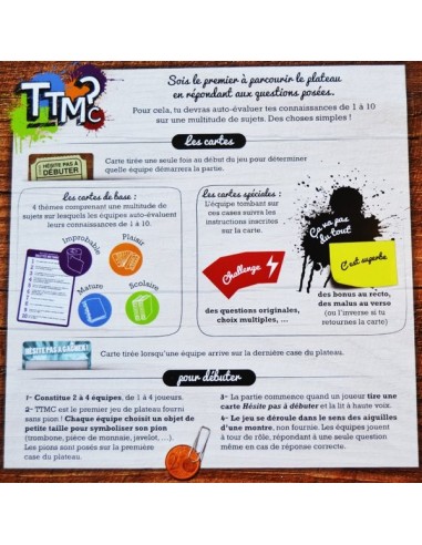 Jeu TTMC - Tu te mets combien? Jeu TTMC - Tu te mets combien?