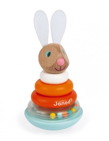 Empilable culbuto lapin - Janod Empilable culbuto lapin - Janod