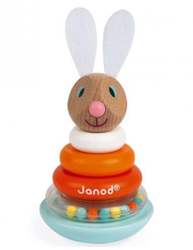 Empilable culbuto lapin - Janod Empilable culbuto lapin - Janod