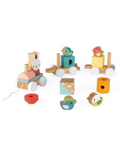 Train à tirer pure - Janod Train à tirer pure - Janod