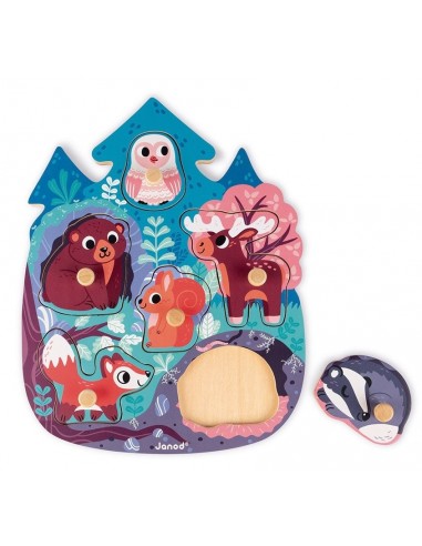 Puzzle Happy Forest - Janod Puzzle Happy Forest - Janod