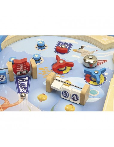 Grand flipper en bois sous la mer -... Grand flipper en bois sous la mer -...