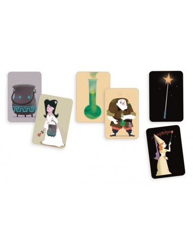 Jeu de carte Magic school - Djeco Jeu de carte Magic school - Djeco