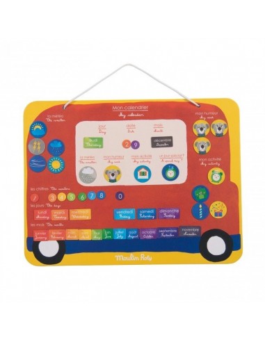 Calendrier magnétique Les Popipop -... Calendrier magnétique Les Popipop -...