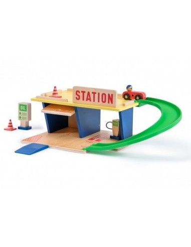 Station essence Dans la ville -...