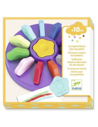 12 crayons fleurs pour les petits -... 12 crayons fleurs pour les petits -...