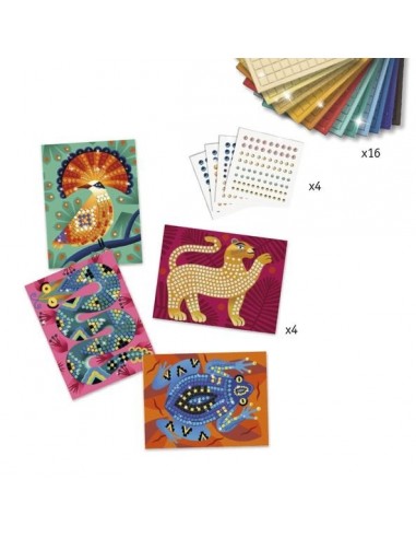 Mosaïques au coeur de la jungle - Djeco Mosaïques au coeur de la jungle - Djeco