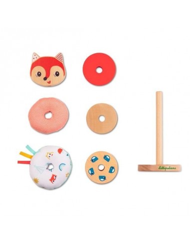 Alice pyramide à empiler - Lilliputiens Alice pyramide à empiler - Lilliputiens