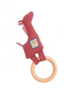 Anneau hochet bois girafe...