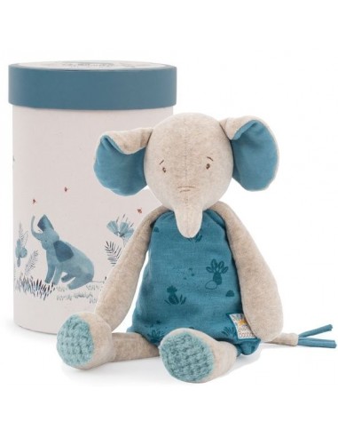 Coffret cadeau naissance Moulin Roty Eléphant Sous Mon Baobab