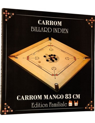 Carrom table,jeu géant en bois 100 français · Alortujou