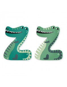 Lettre Z en bois M.... 2