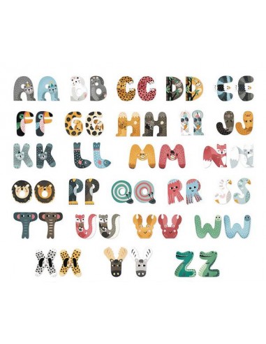 Lettre X en bois M. Carlslund - Vilac Lettre X en bois M. Carlslund - Vilac